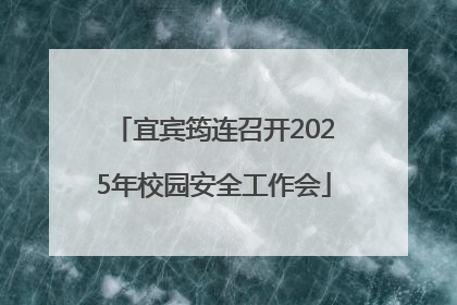 宜宾筠连召开2025年校园安全工作会